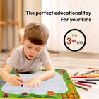 Mess-Free Magic Water Colouring Book — Ages 2–6 (Reusable)