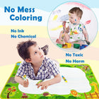 Mess-Free Magic Water Colouring Book — Ages 2–6 (Reusable)
