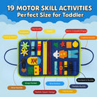 Montessori Busy Board — Independent Play Sensory Toy for Toddlers 1–4 | KyndCubs