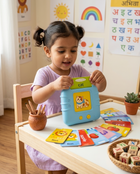 Montessori Talking Flash Cards – Rechargeable Interactive Learning Toy for Toddlers & Kids Ages 2–5