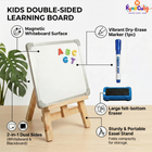 2-in-1 Kids Learning Board — Whiteboard & Magnetic Board for Ages 3–8 | KyndCubs