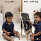 2-in-1 Kids Learning Board — Whiteboard & Magnetic Board for Ages 3–8 | KyndCubs