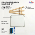 2-in-1 Kids Learning Board — Whiteboard & Magnetic Board for Ages 3–8 | KyndCubs